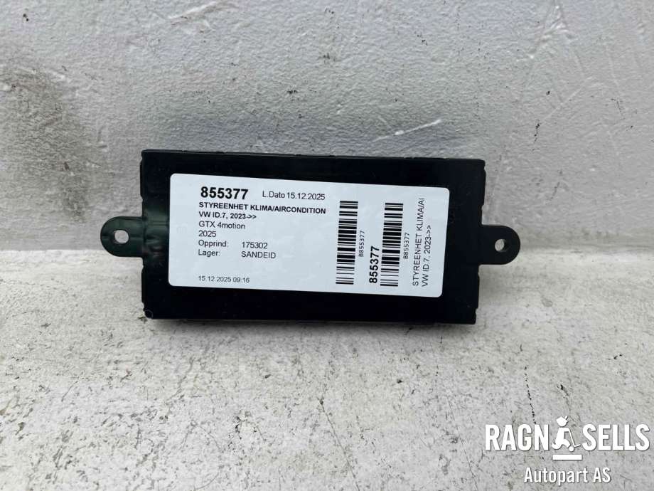 Styreenhet klima/aircondition til VW ID.7 2023-->>  (1EE 907 007 F|1EE 907 007B|5HB01550846)