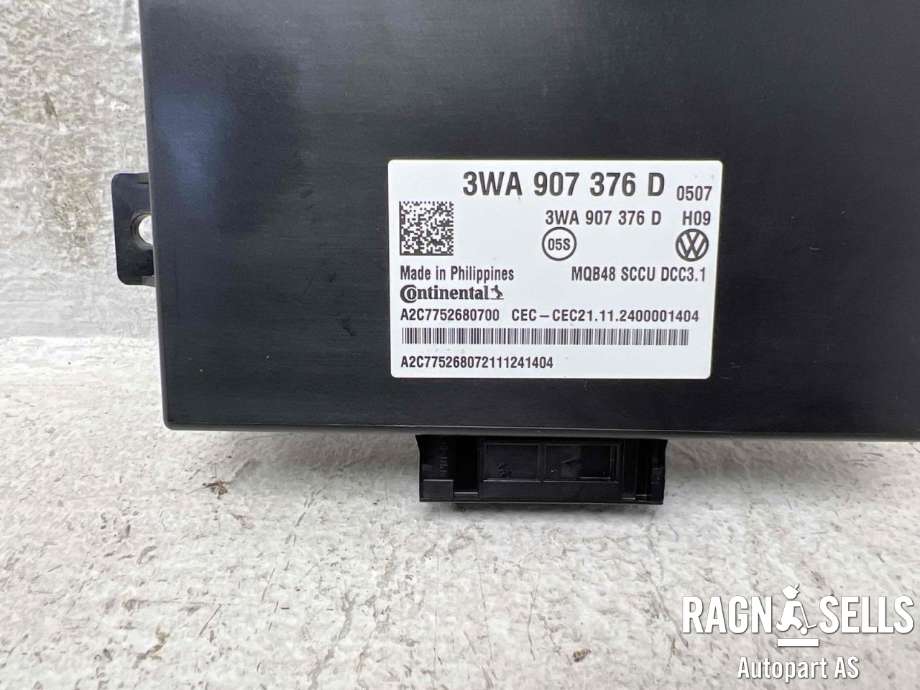 Styreenhet nivå/luftfjæring til VW ID.7 2023-->>  (CONTINENTAL|3WA 907 376 D|A2C7752680700|)