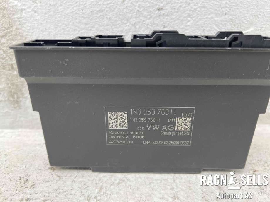 Styreenhet sete til VW ID.7 2023-->>  (CONTINENTAL|1N3 959 760 H|A2C7691811000|)