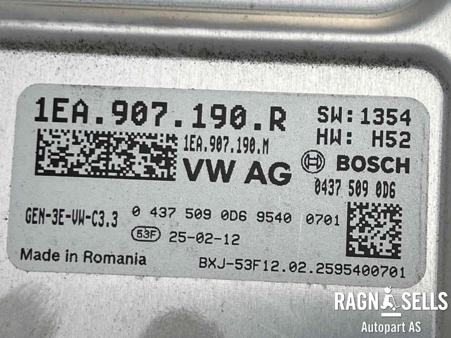 DCDC converter elbil til VW ID.7 2023-->>  (BOSCH|1EA 907 190 R|1EA 907 190 M|04375090D6)