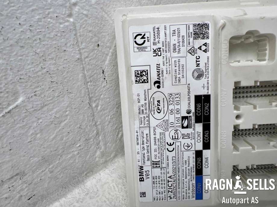Styreenhet comfort (BCM) til BMW iX1 2023-->> (U11) (U11) (61 35 5 B3C 127|61 35 5 B3C FC0|61 35 5 B5C D13|61 35 5 B65 014|61 35 5 B68 203|61 35 5 B6C 432|61 35 5 B72 850|61 35 5 B78 857|61355B7885401)