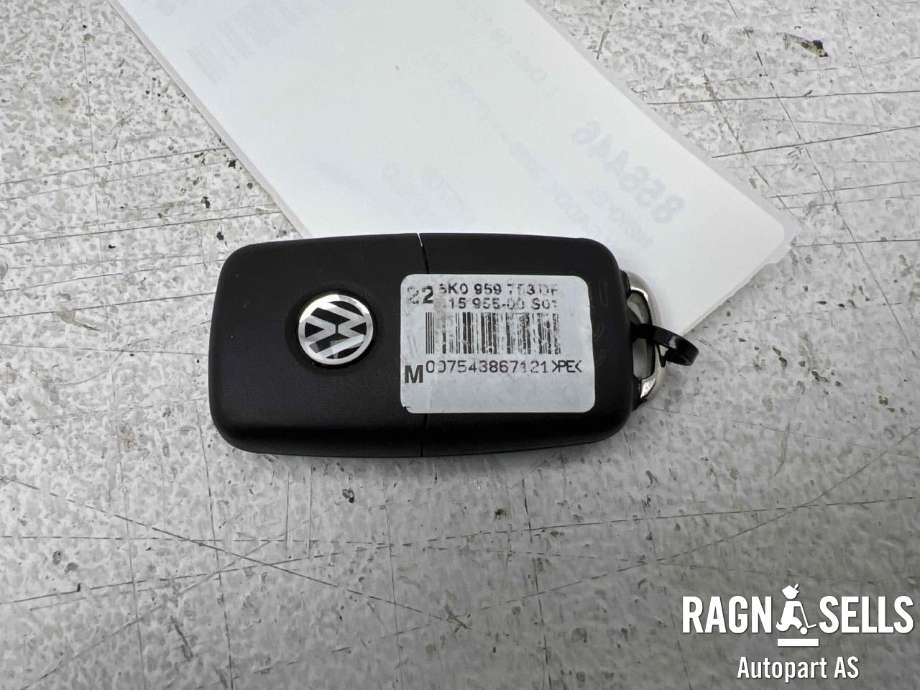 Nøkkel til VW Caddy 2020-->> (Type IV) (5K0 837 202 EJ|)