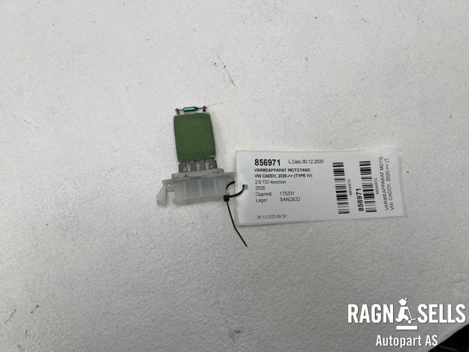 Varmeapparat motstand til VW Caddy 2015-2020 (Type III, Fase 3)  (1K0 959 263 A|)
