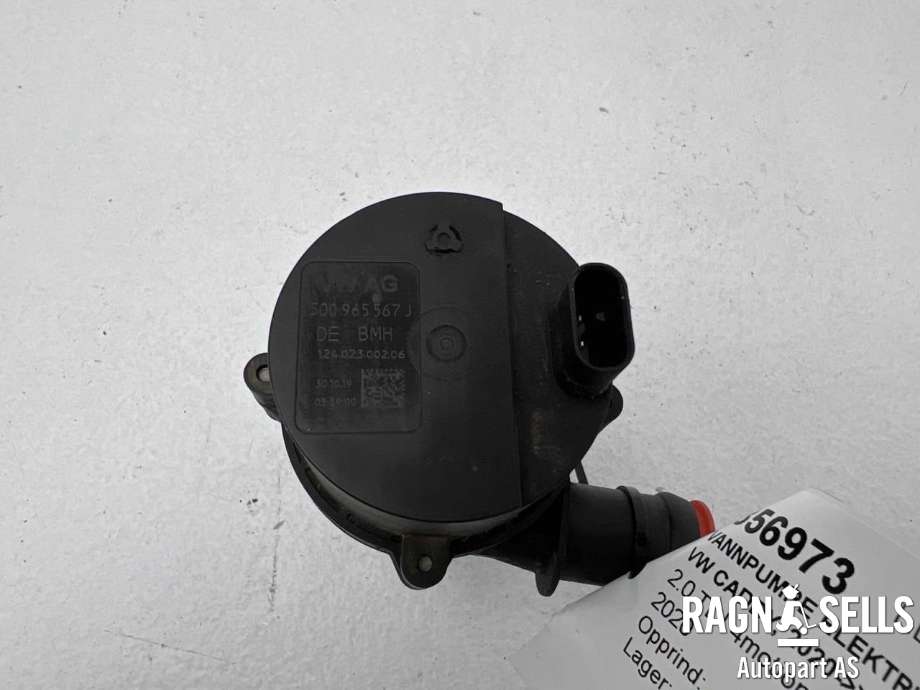 Vannpumpe elektrisk til VW Caddy 2015-2020 (Type III, Fase 3)  (5Q0 965 567|5Q0 965 567 J|)