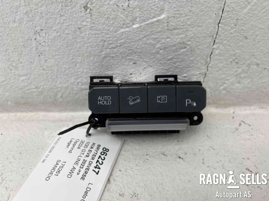Bryter diverse til Kia EV9 2023-->>  (|93300DO10MG6|93300D010MG6)
