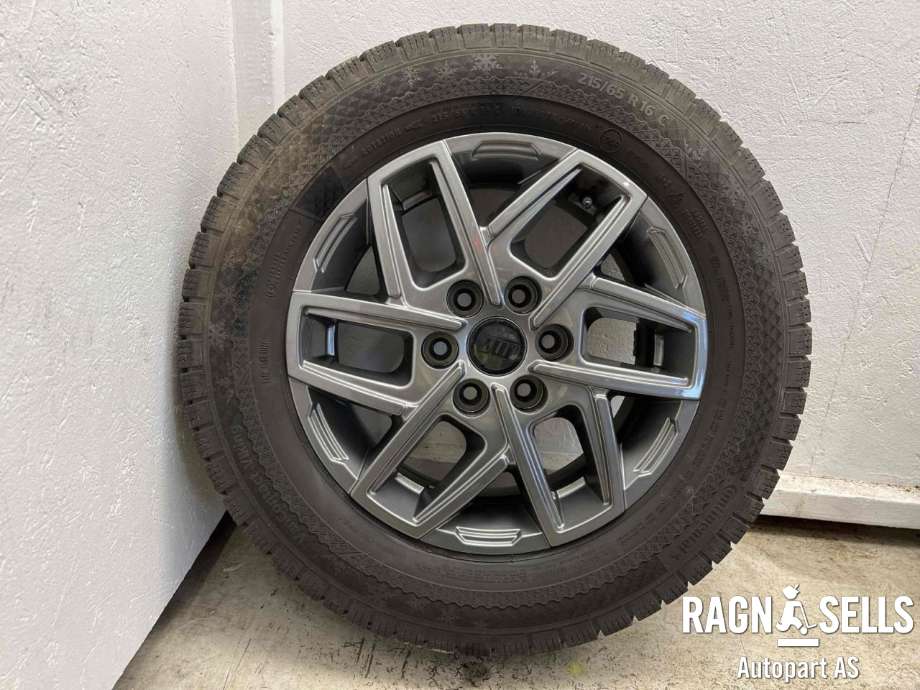 Hjulsett aluminium vinter til VW Transporter / Caravelle 2019-->> (T6.1) (T6.1) (CONTINENTAL|6X120/ET50/74.6|215/65R16|)