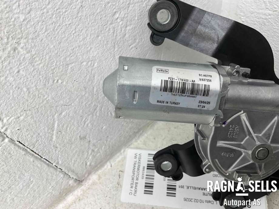 Viskermotor bakrute til VW Transporter / Caravelle 2019-->> (T6.1) (T6.1) (7TG 955 711|PZ31-17W400-AA|)
