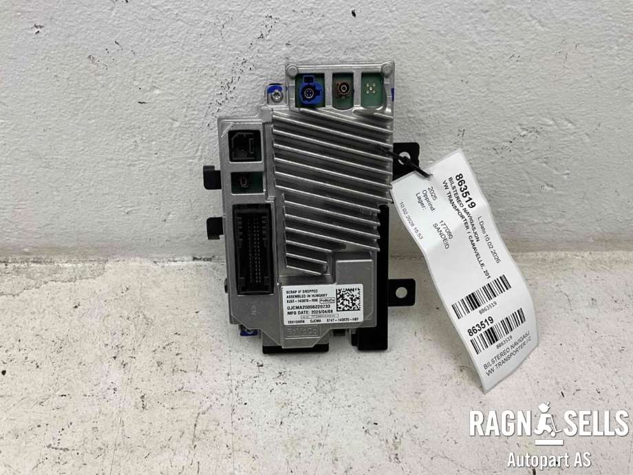 Bilstereo navigasjon til VW Transporter / Caravelle 2019-->> (T6.1) (T6.1) (N/A|SU5T-14G670-RAK|)