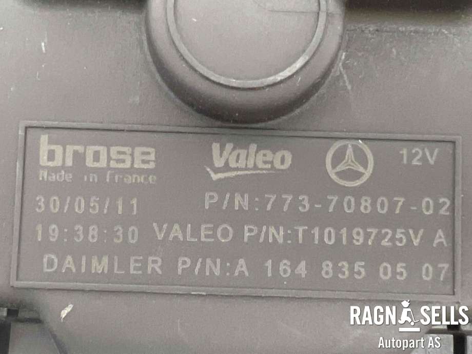 Varmeapparat motor til Mercedes GL 2006-2012 (X164) (X164) (A1648350507|773-70807-02|)