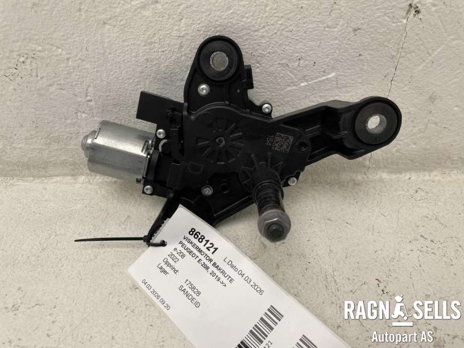 Viskermotor bakrute til Peugeot e-208 2019-->> (BOSCH|98 199 000 80|0390205114|)