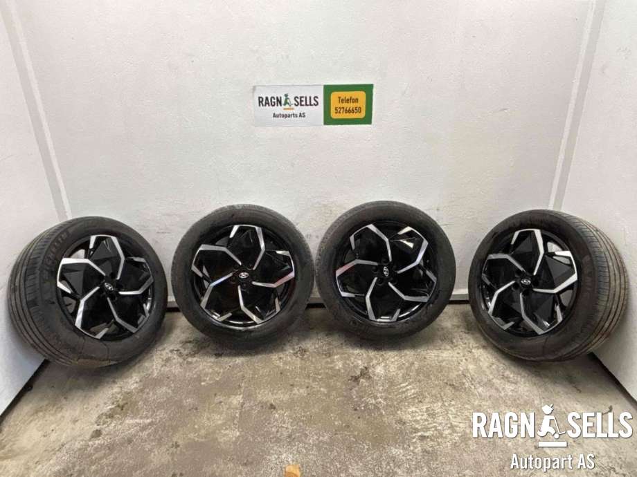 Hjulsett aluminium sommer til Hyundai Ioniq 5 2021-->>  (MICHELIN|5X114.3/ET49.5/67.1|235/55R19|7.5JX19H2|52910-GI180)