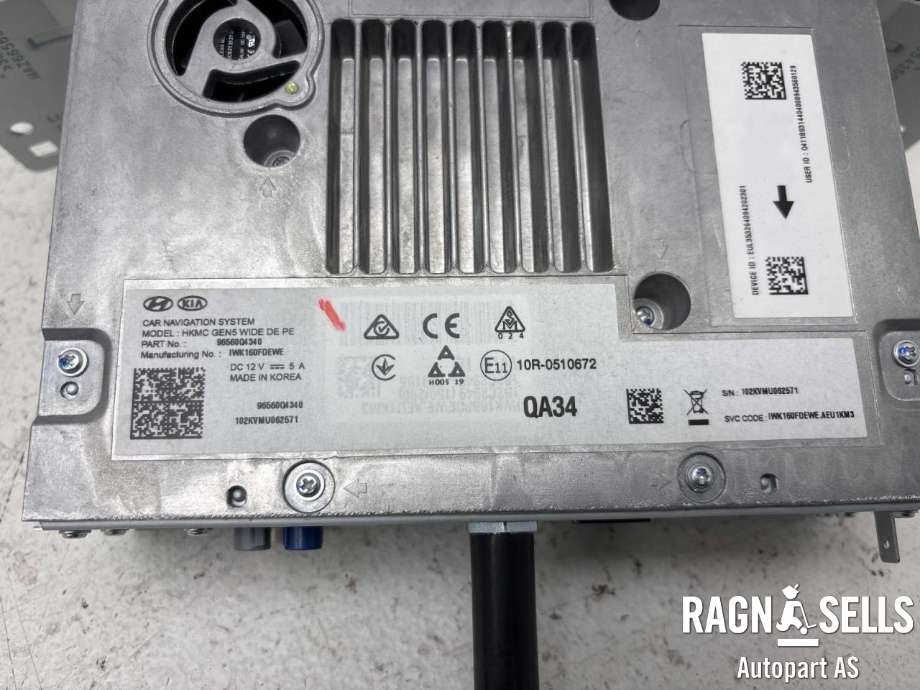 Bilstereo navigasjon til Kia Niro 2021-->>  (96560Q4340|)