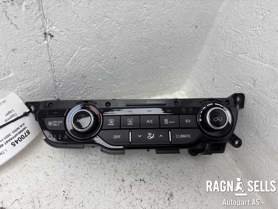 Varmeapparat betjening til Kia Niro 2021-->>  (97250Q4180CA|97250Q4180|)