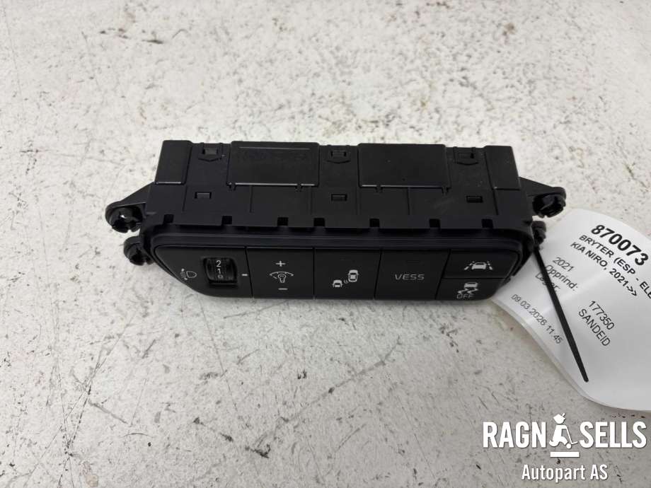 Bryter (ESP - Electronic Stability Program) til Kia Niro 2021-->>  (93315-Q4080|)
