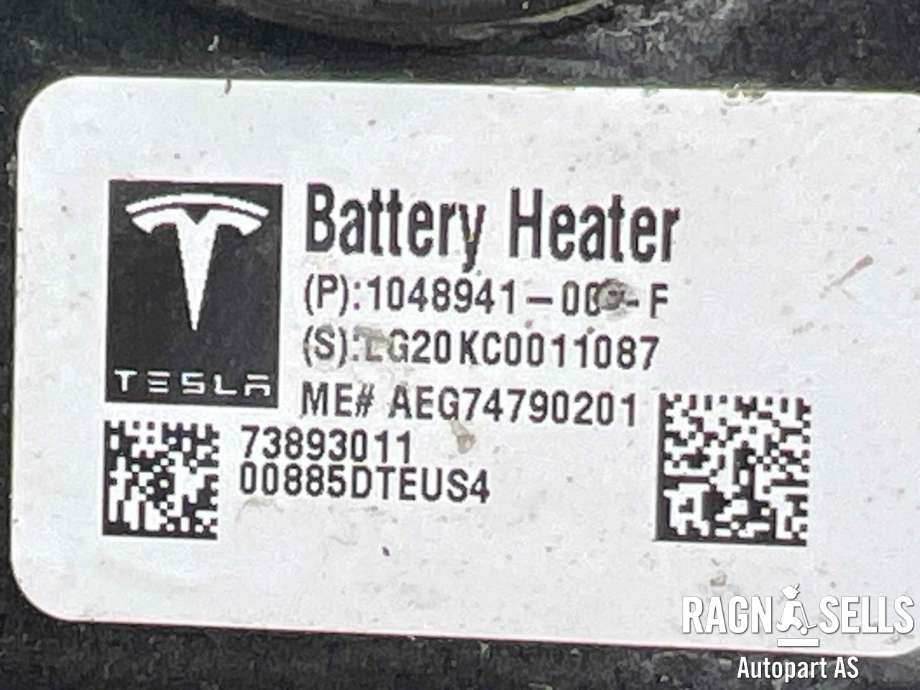 Batterivarmer/kjøl til Tesla Model X 2016-->> (1048941-00-F|)