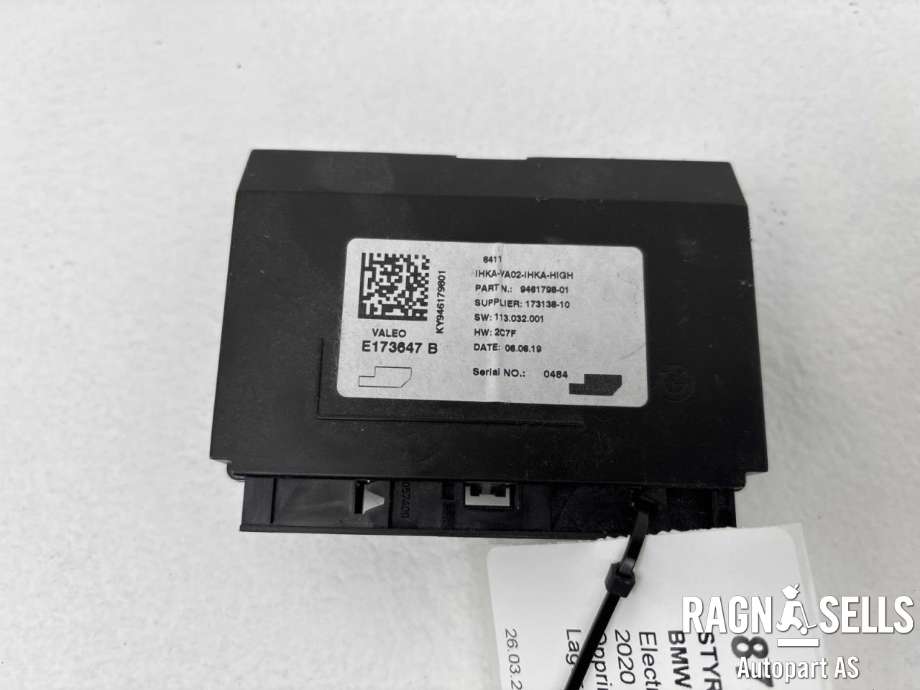 Styreenhet klima/aircondition til BMW i3 2013-2022  (64 11 9 461 798|17313810|)