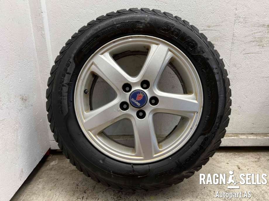 Hjulsett aluminium vinter til Saab 9-5 2006-2010 (Type I, Fase 3)  (SAVA|5X110/ET49/65.1|205/60R16 96T|)