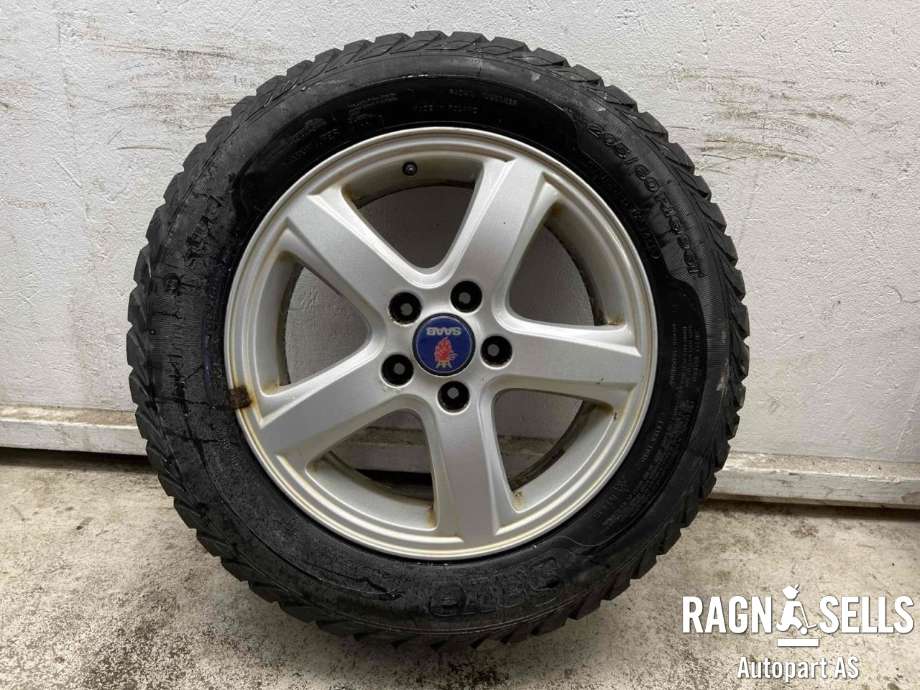Hjulsett aluminium vinter til Saab 9-5 2006-2010 (Type I, Fase 3)  (SAVA|5X110/ET49/65.1|205/60R16 96T|)