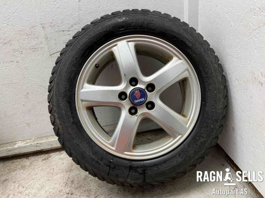 Hjulsett aluminium vinter til Saab 9-5 2006-2010 (Type I, Fase 3)  (SAVA|5X110/ET49/65.1|205/60R16 96T|)