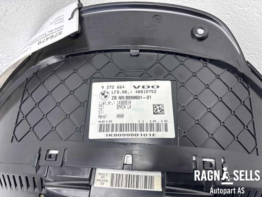 Instrumentpanel til BMW M4 2014-2020 (F82/F83) (F82/F83) (62 10 8 747 336|)