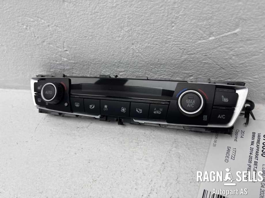 Varmeapparat betjening til BMW M4 2014-2020 (F82/F83) (F82/F83) (64 11 9 354 146|)