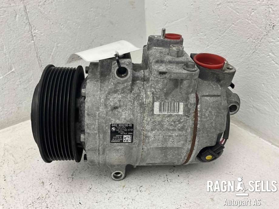 Aircondition kompressor til BMW M4 2014-2020 (F82/F83) (F82/F83) (DENSO|64 52 9 332 782|447150-5731|7SEU17C)