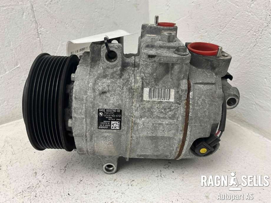 Aircondition kompressor til BMW M4 2014-2020 (F82/F83) (F82/F83) (DENSO|64 52 9 332 782|447150-5731|7SEU17C)