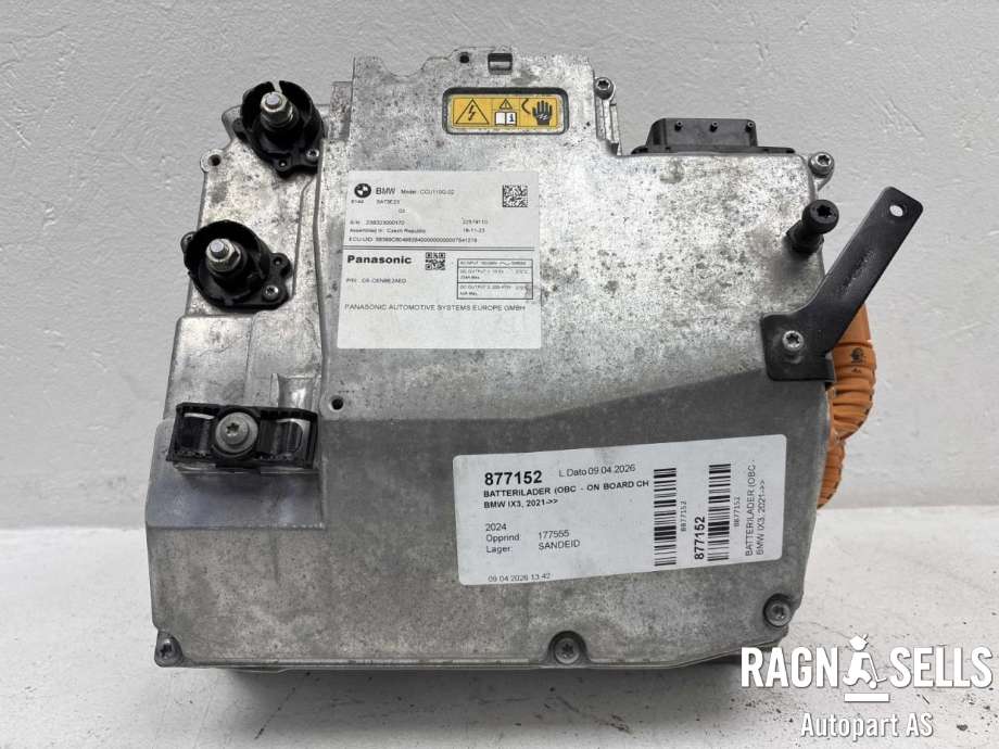 Batterilader (OBC - On Board Charger) til BMW iX3 2021-->> (PANASONIC|61 44 5 A73 E23||61 44 5 A93 367|61 44 5 B68 411)