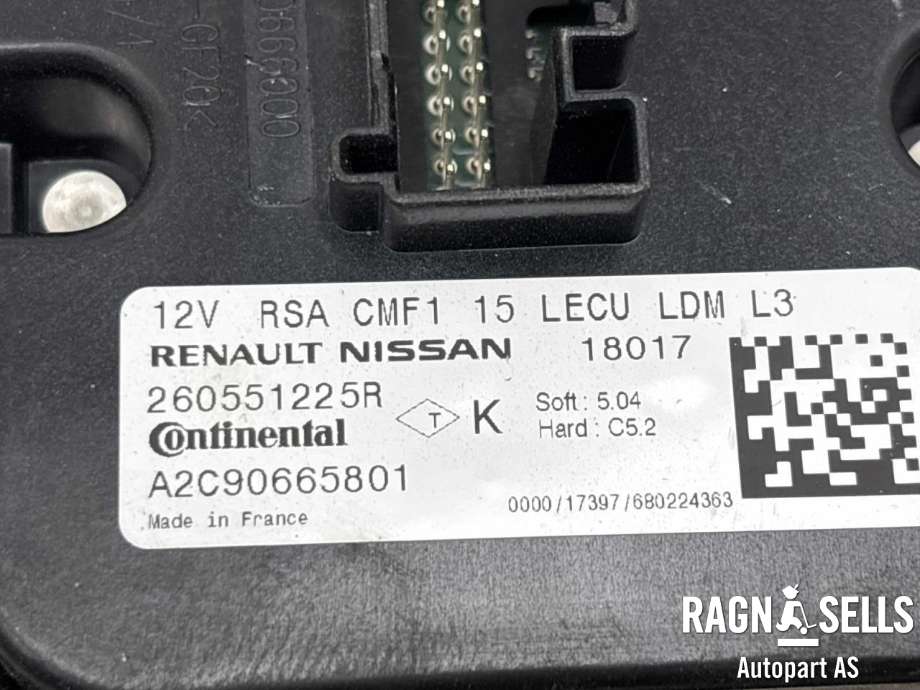 Styreenhet LED til Mercedes X-Klasse 2017-2020  (|A2C90665801)