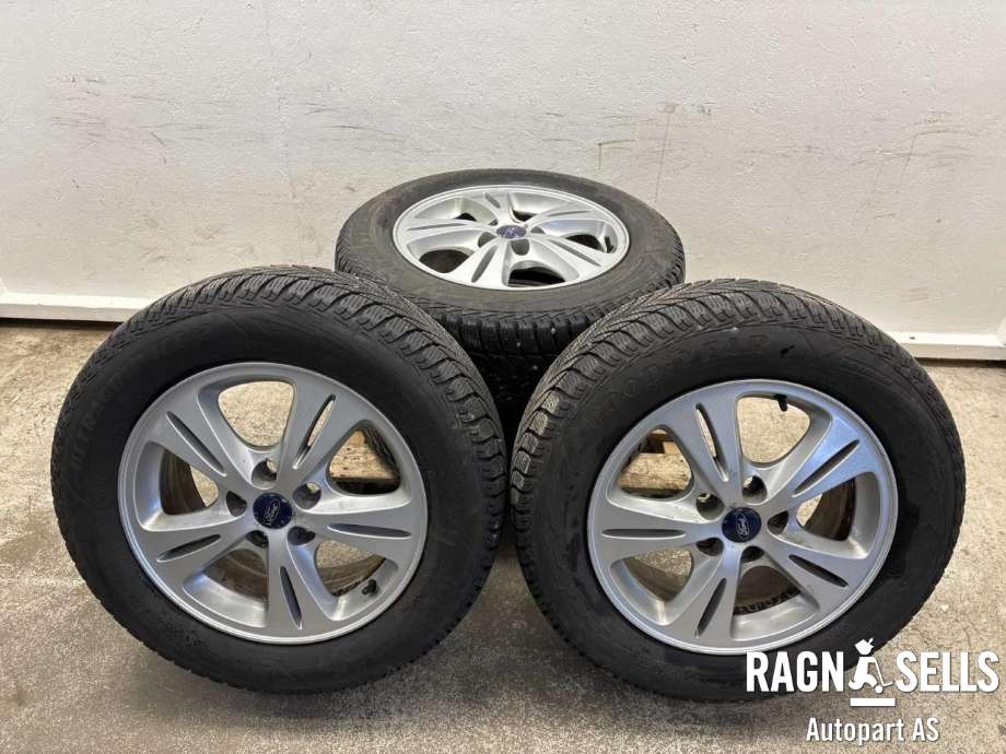 Hjulsett aluminium vinter til Ford Galaxy 2010-2015 (Type III, Fase 2) (GOODYEAR|5X108/ET50/63.4|215/60R16 99T|)