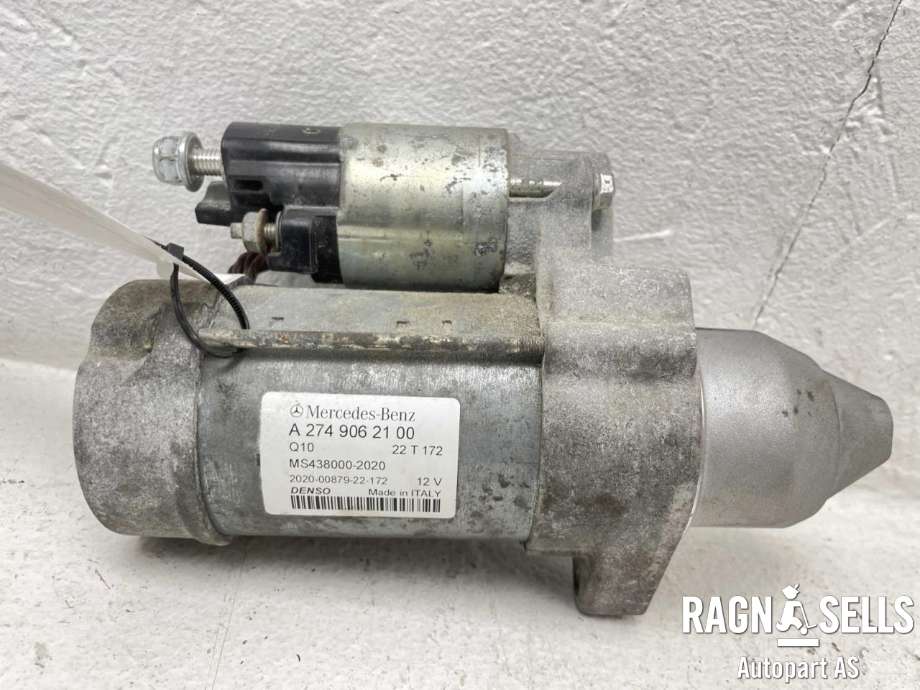 Starter til Mercedes C-Klasse 2014-2018 (Fase 1) (W205) (W205) (A 274 906 21 00||A 274 906 21 00 88|23300HG00B|233004GD0B|233004GD0C|A2749060400|A2749061600|2749060400|2749061600|2749062100|23300-HG00D|23300-HG00E|23300-4GD0B|23300)