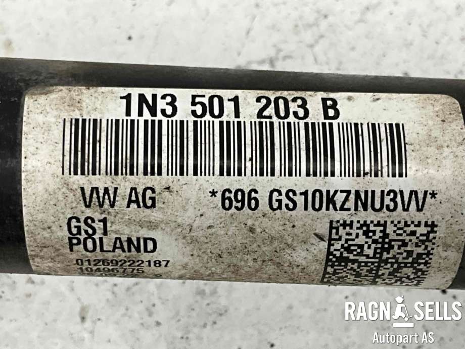 Drivaksel venstre bak, elbil til VW ID.BUZZ 2022-->>  (1N3 501 203 B|)