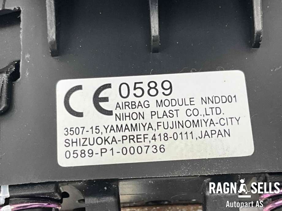 Airbag rattpute til Nissan Leaf 2018-->> (Type II) (K85105SH0A|)