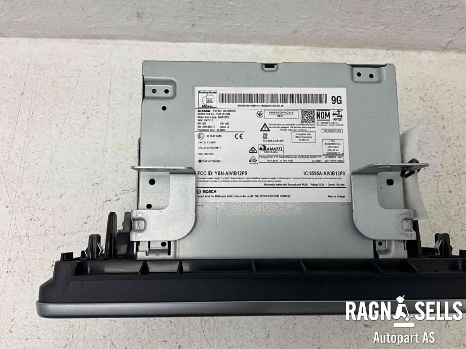 Bilstereo navigasjon til Nissan Leaf 2018-->> (Type II) (259155SR0B|7513751589|)