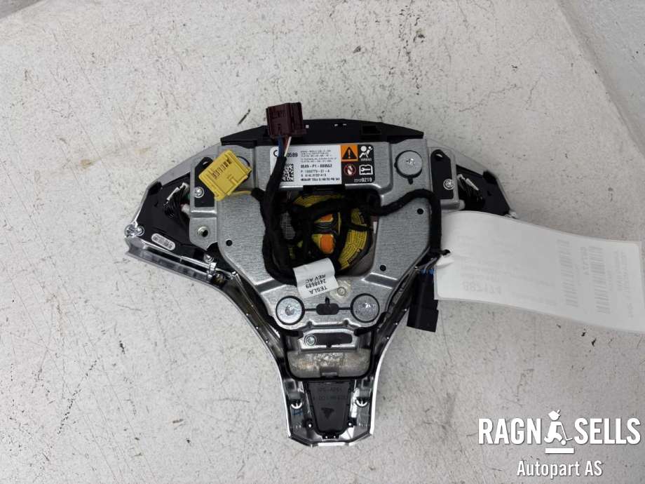 Airbag ratt til Tesla Model S 2013-2016 (Fase 1)  (1036779-01-A||103677901B|103677901C|103677901D|103677901E|145616801A|145616801C|145616801D)