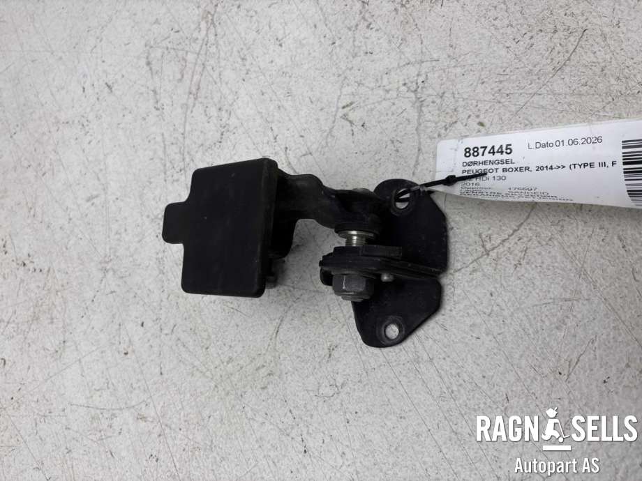 Dørhengsel til Peugeot Boxer 2014-->> (Type III, Fase 2)  (9033 S5||16 168 839 80)