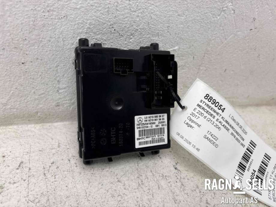 Styreenhet klima/aircondition til Mercedes E-Klasse 2016-2023 (W213) (W213) (A 000 900 88 11||A2139015603|5HB012104-12|A 000 900 30 13|A 000 900 30 13 80)