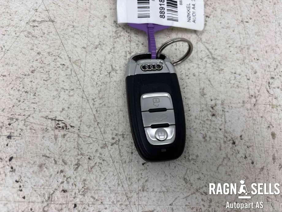 Nøkkel til Audi A4 2007-2014 (Type IV) (B8) (B8) (8K0 959 754 D|)