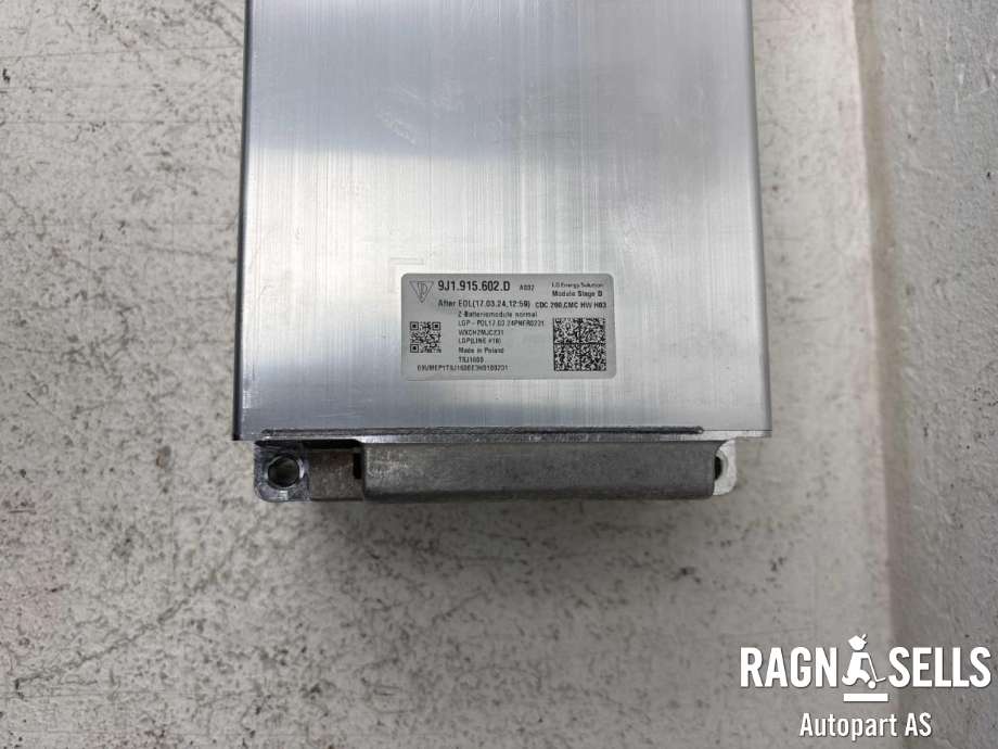 Batteripakke-modul elbil til Porsche Taycan 2019-->>  (9J1 915 602 D|9J1 915 602 G|12E010849G)