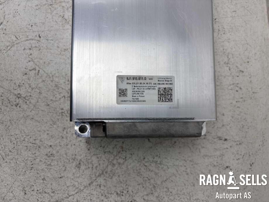 Batteripakke-modul elbil til Porsche Taycan 2019-->> (9J1 915 611 D|9J1 915 611 G|12E010849G)