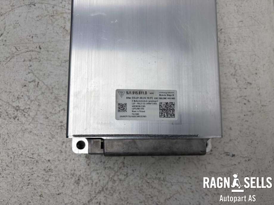 Batteripakke-modul elbil til Porsche Taycan 2019-->> (9J1 915 611 D|9J1 915 611 G|12E010849G)