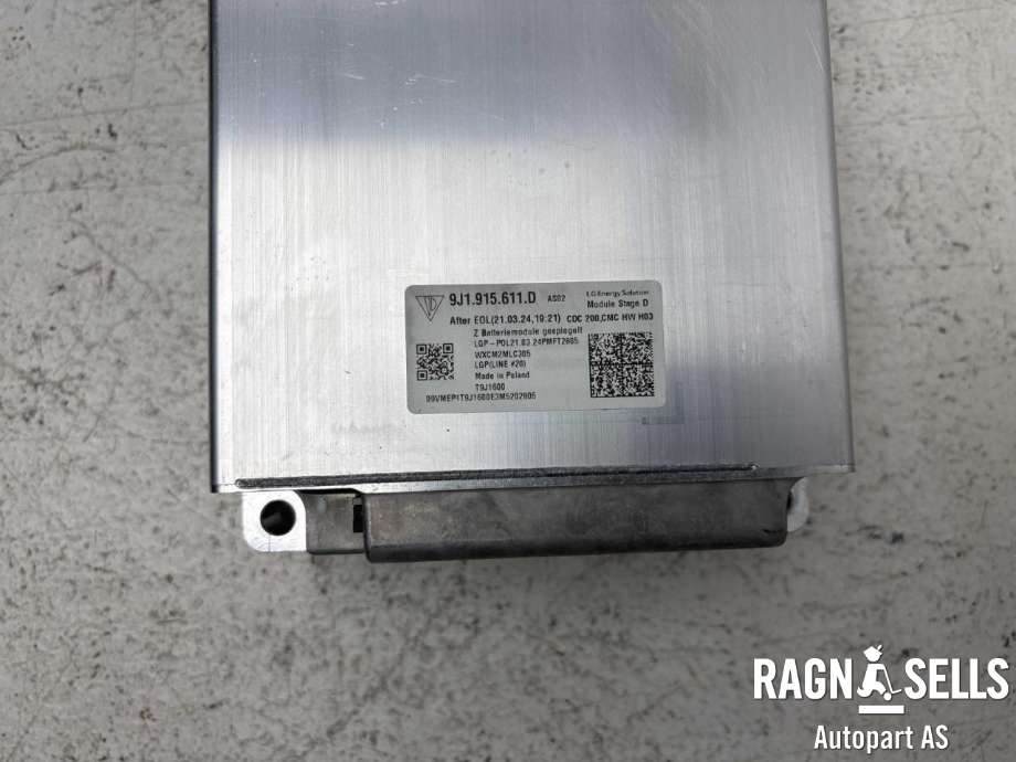 Batteripakke-modul elbil til Porsche Taycan 2019-->>  (9J1 915 611 D|9J1 915 611 G|12E010849G)