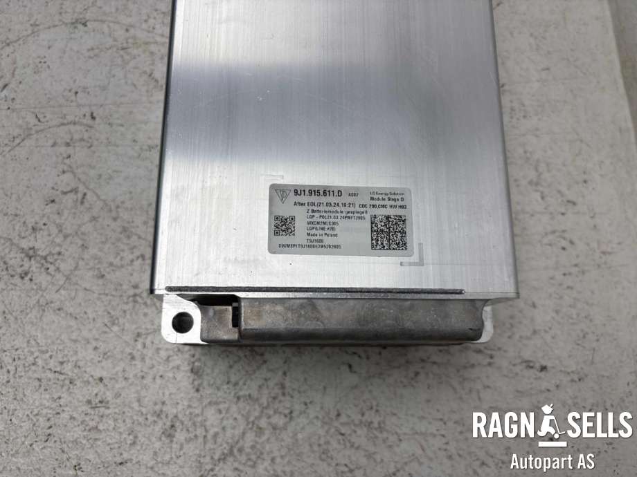 Batteripakke-modul elbil til Porsche Taycan 2019-->>  (9J1 915 611 D|9J1 915 611 G|12E010849G)