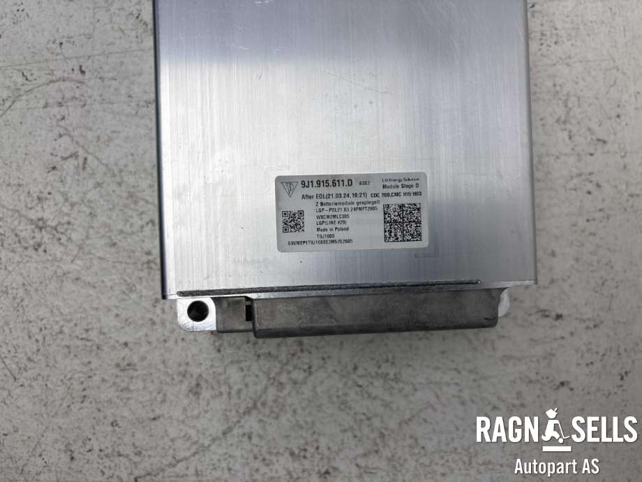 Batteripakke-modul elbil til Porsche Taycan 2019-->> (9J1 915 611 D|9J1 915 611 G|12E010849G)