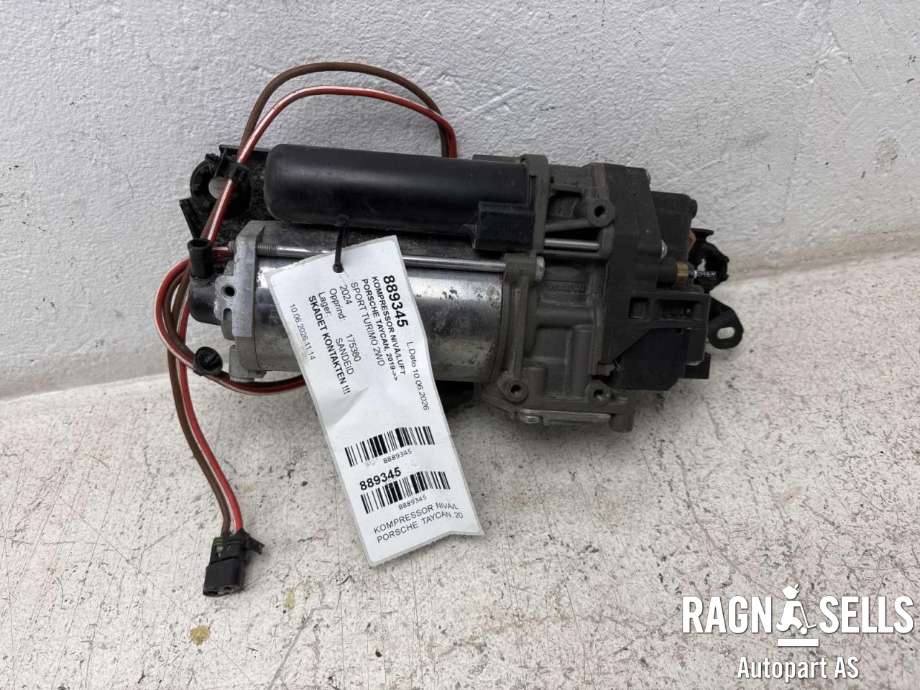 Kompressor nivå/luft til Porsche Taycan 2019-->>  (PAD 616 006 A||9J1 616 006 L)