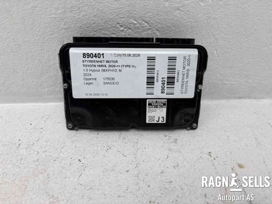 Styreenhet motor til Toyota Yaris 2020-->> (Type IV)  (DENSO|896610UJ30|MB283800-0110|)