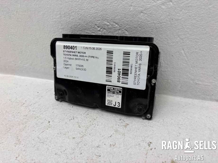 Styreenhet motor til Toyota Yaris 2020-->> (Type IV)  (DENSO|896610UJ30|MB283800-0110|)