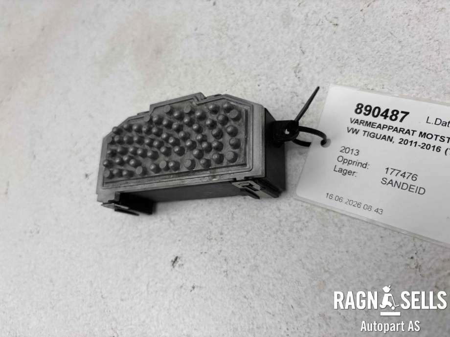 Varmeapparat motstand til VW Tiguan 2011-2016 (Type I, Fase 2)  (3C0 907 521 G|CZ2468105384|F011500081)