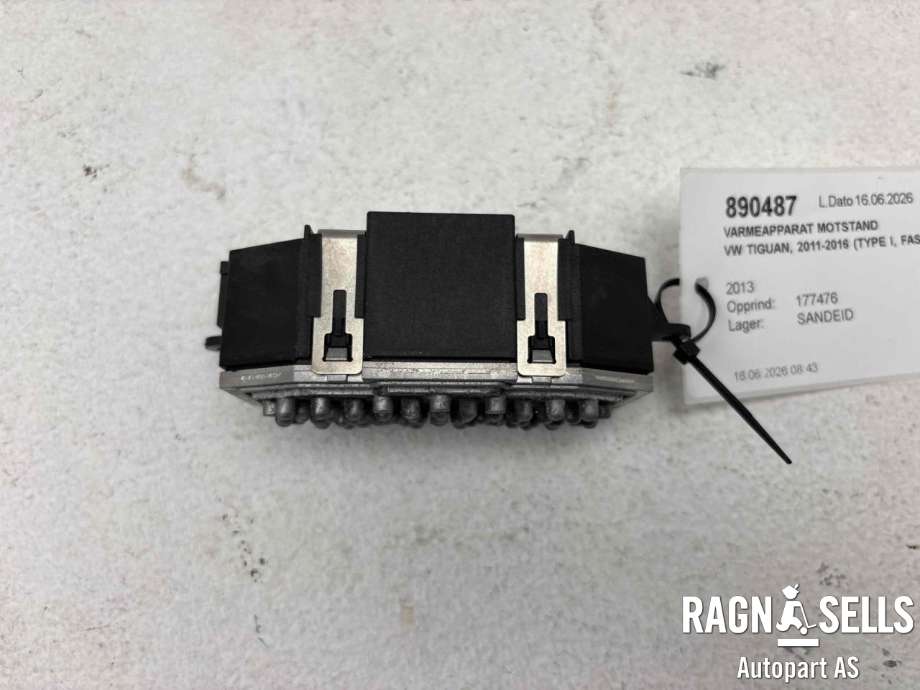 Varmeapparat motstand til VW Tiguan 2011-2016 (Type I, Fase 2)  (3C0 907 521 G|CZ2468105384|F011500081)