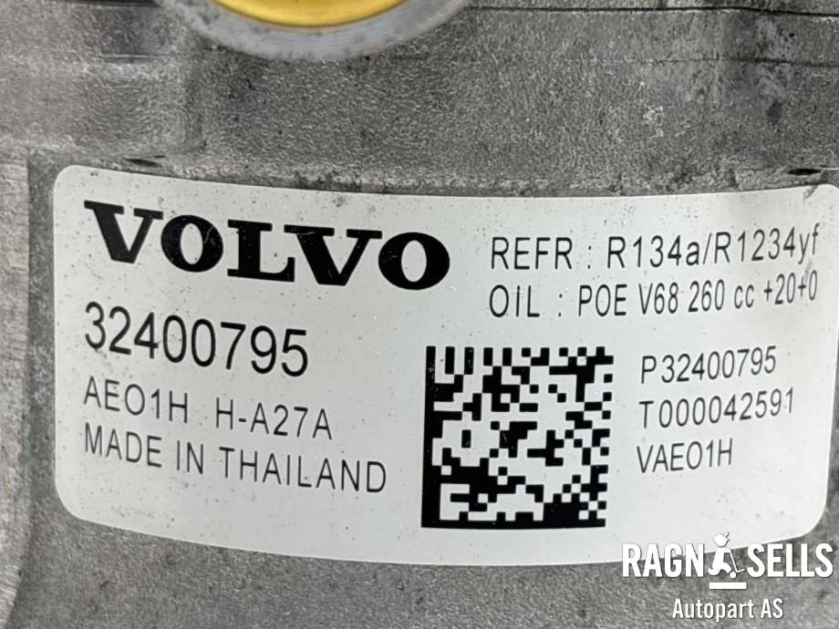 Aircondition kompressor elbil til Volvo EX40 2024-->>  (N/A||P32400795|T000042591|VAE01H)